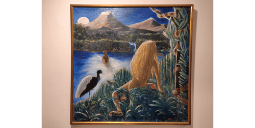 Original Oil Painting by Bob Jeter - Bite of The Apple