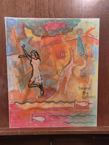 Original Pastel Sketch by Bob Jeter - Dance by Chance