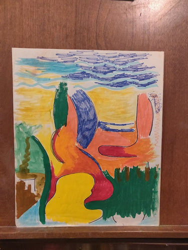 Original Acrylic by Bob Jeter - Morning Coffee