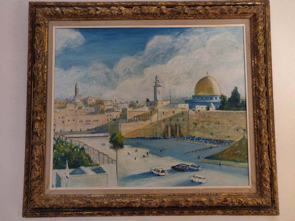 Original Oil Painting by Bob Jeter - The Kotel
