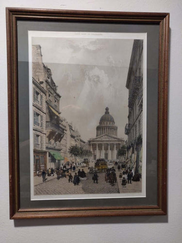 Original Rare Poster of Paris -around 1860