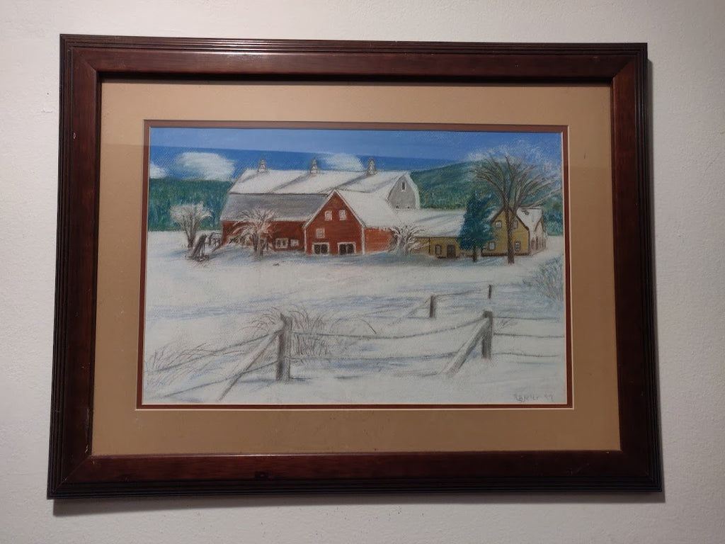 Original Pastel by Bob Jeter - Winters' Home