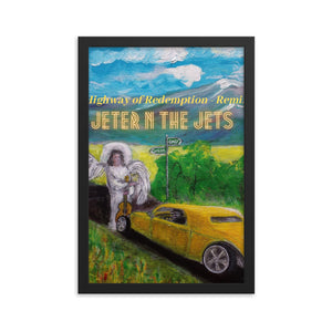 Framed poster